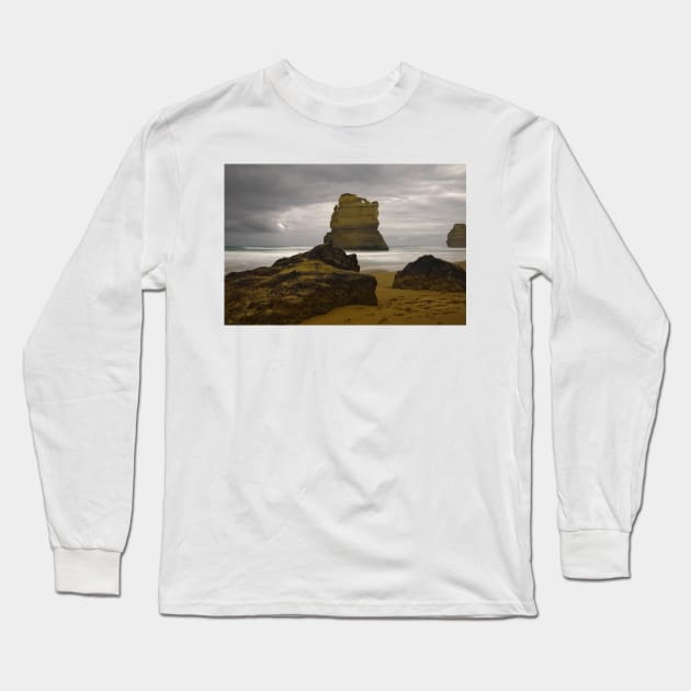 Gibsons Beach Long Sleeve T-Shirt by fotoWerner